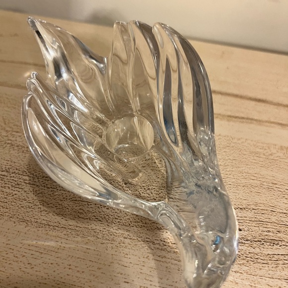 Clear Crystal bird candal holder - Picture 8 of 8